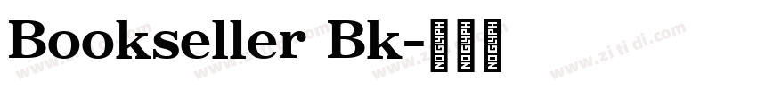 Bookseller Bk字体转换